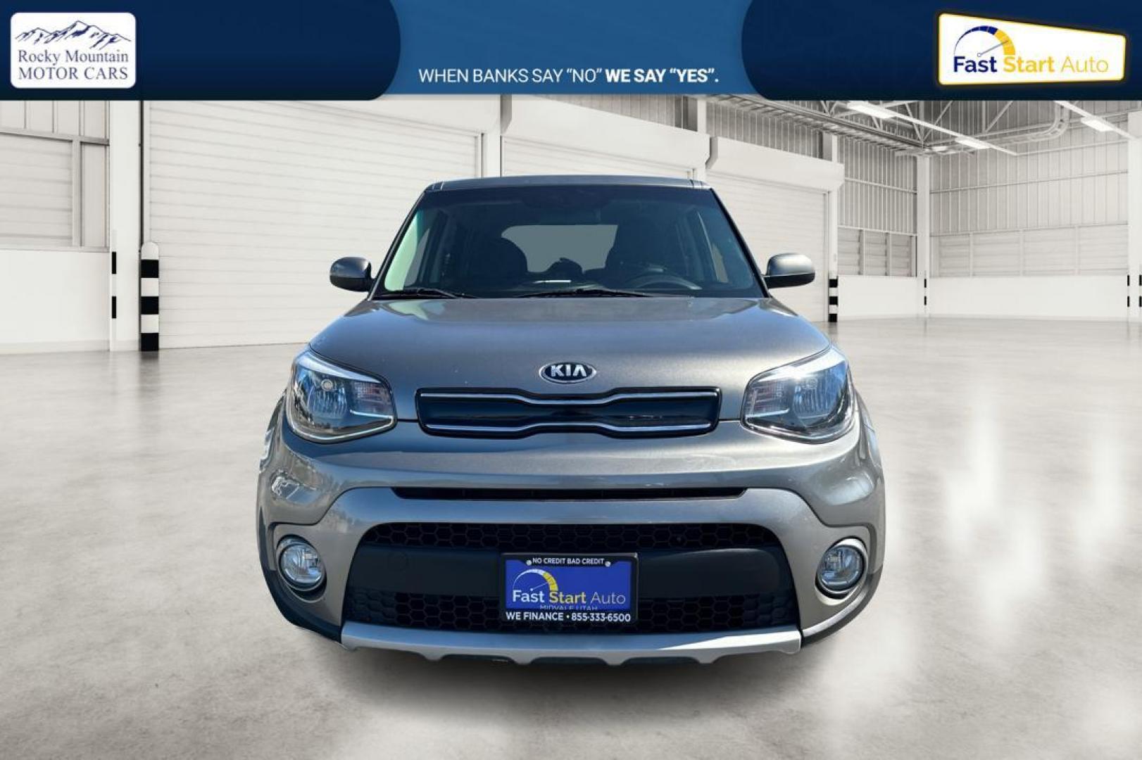 2019 Gray Kia Soul + (KNDJP3A52K7) with an 2.0L L4 DOHC 16V engine, 6A transmission, located at 7755 State Street, Midvale, UT, 84047, (801) 753-9063, 40.610329, -111.892159 - Photo#9