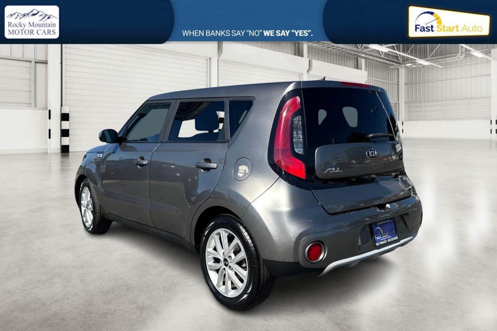 2019 Gray Kia Soul + (KNDJP3A52K7) with an 2.0L L4 DOHC 16V engine, 6A transmission, located at 7755 State Street, Midvale, UT, 84047, (801) 753-9063, 40.610329, -111.892159 - Photo#5