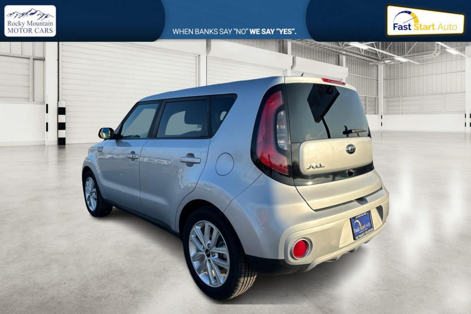 2019 Silver Kia Soul + (KNDJP3A51K7) with an 2.0L L4 DOHC 16V engine, 6A transmission, located at 7755 State Street, Midvale, UT, 84047, (801) 753-9063, 40.610329, -111.892159 - Photo#5