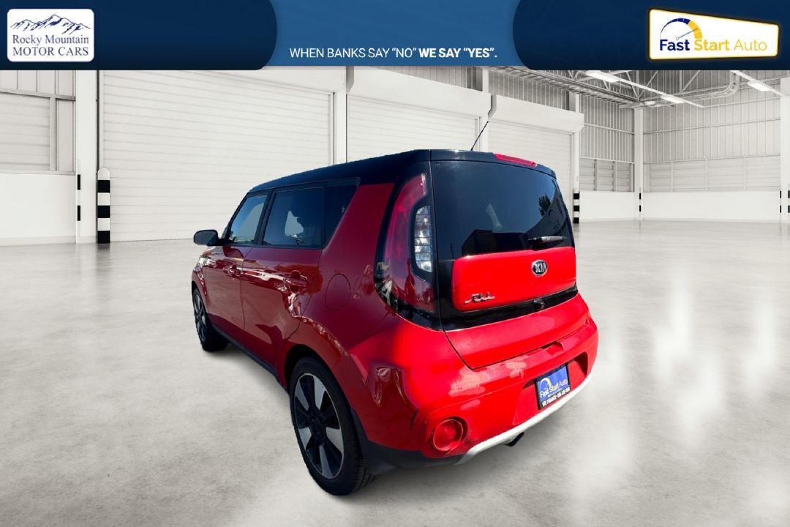 2019 Red Kia Soul + (KNDJP3A53K7) with an 2.0L L4 DOHC 16V engine, 6A transmission, located at 344 S Washington Blvd, Ogden, UT, 84404, (801) 399-1799, 41.255482, -111.970848 - Photo#4