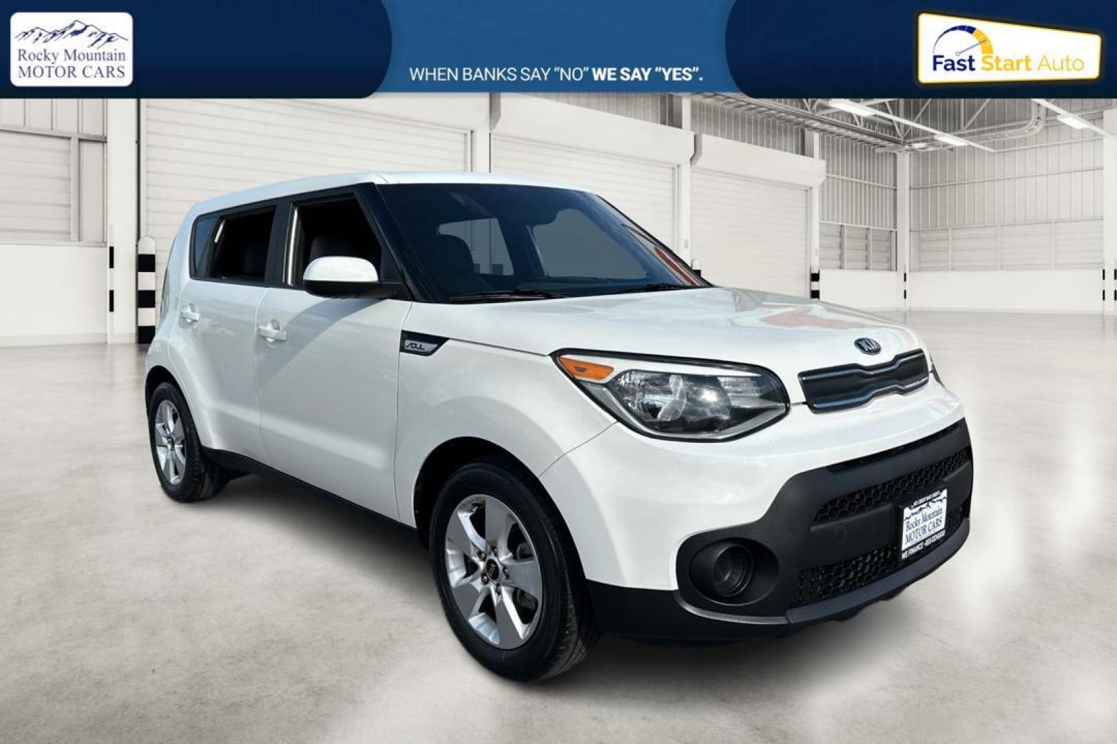 2019 White Kia Soul Base 6M (KNDJN2A27K7) with an 1.6L L4 DOHC 16V engine, 6M transmission, located at 344 S Washington Blvd, Ogden, UT, 84404, (801) 399-1799, 41.255482, -111.970848 - Photo#0