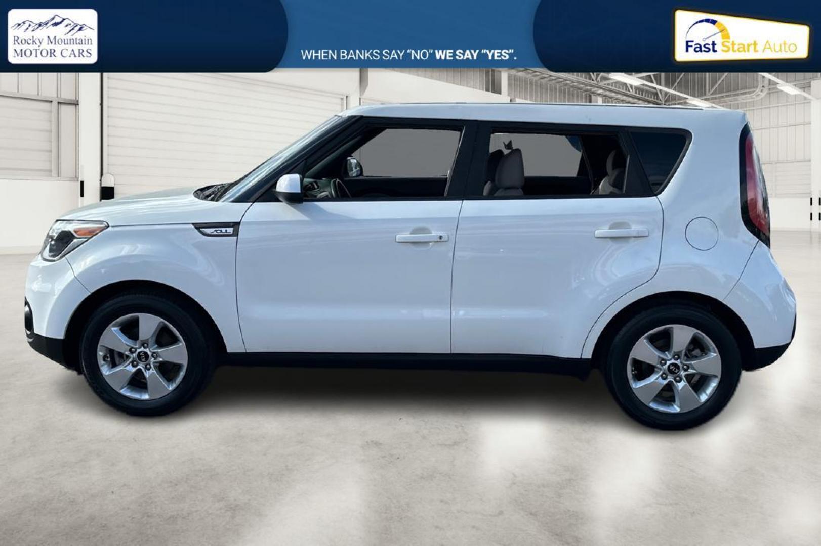 2019 White Kia Soul Base 6M (KNDJN2A27K7) with an 1.6L L4 DOHC 16V engine, 6M transmission, located at 344 S Washington Blvd, Ogden, UT, 84404, (801) 399-1799, 41.255482, -111.970848 - Photo#5