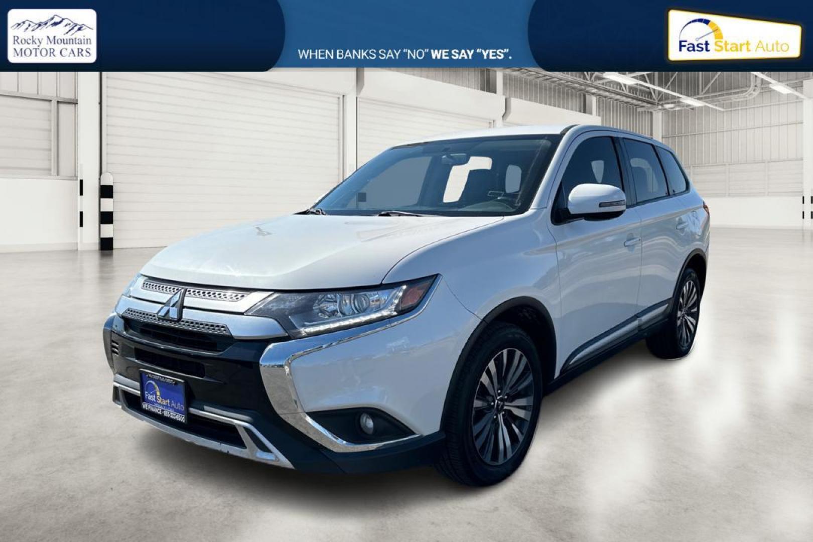 2019 White Mitsubishi Outlander SEL AWD (JA4AZ3A33KZ) with an 2.4L L4 DOHC 16V engine, CVT transmission, located at 7755 State Street, Midvale, UT, 84047, (801) 753-9063, 40.610329, -111.892159 - Photo#6