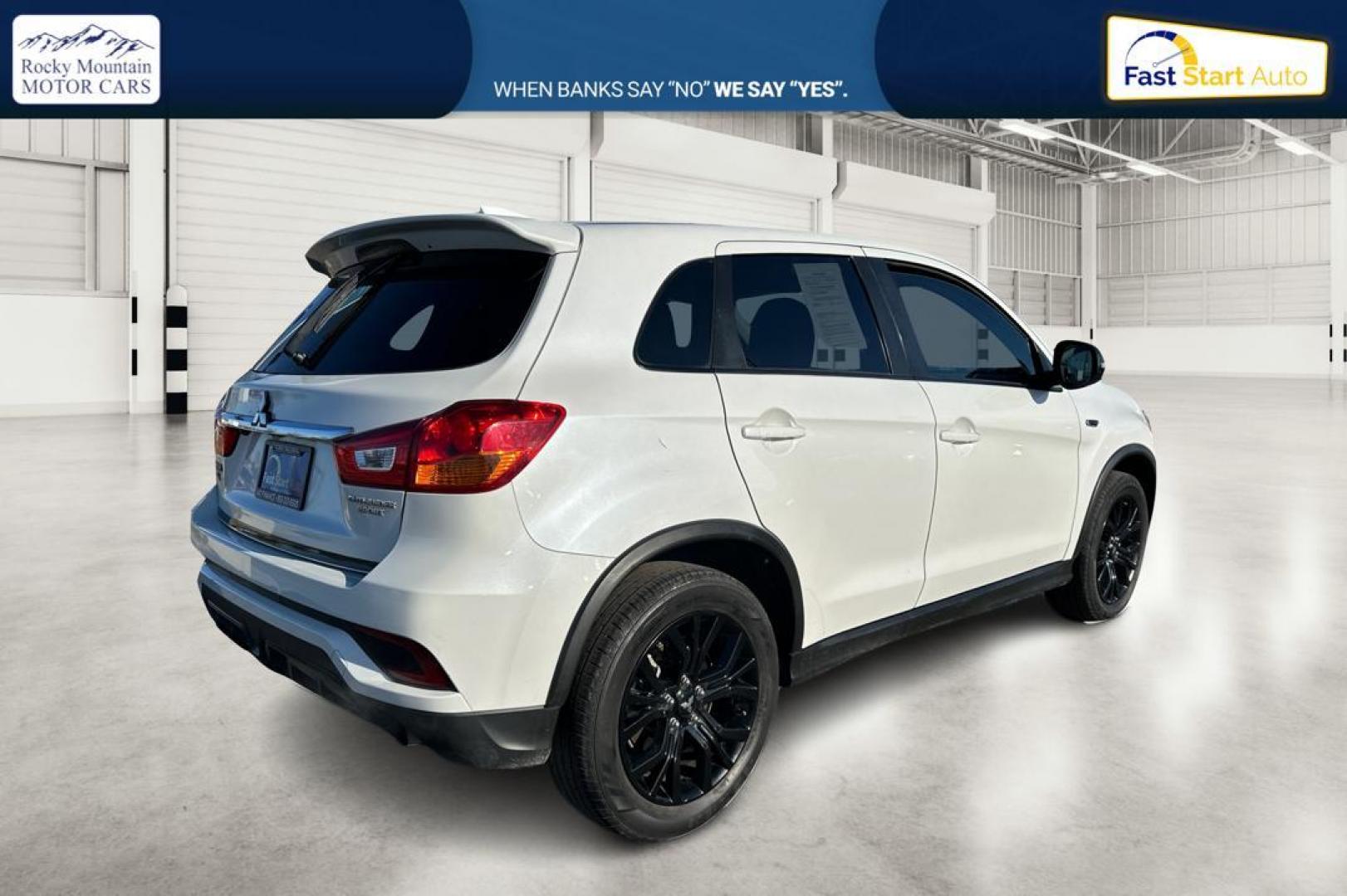 2019 White Mitsubishi Outlander Sport 2.0 ES 5M (JA4AP3AU3KU) with an 2.0L L4 DOHC 16V engine, 5M transmission, located at 7755 State Street, Midvale, UT, 84047, (801) 753-9063, 40.610329, -111.892159 - Photo#2