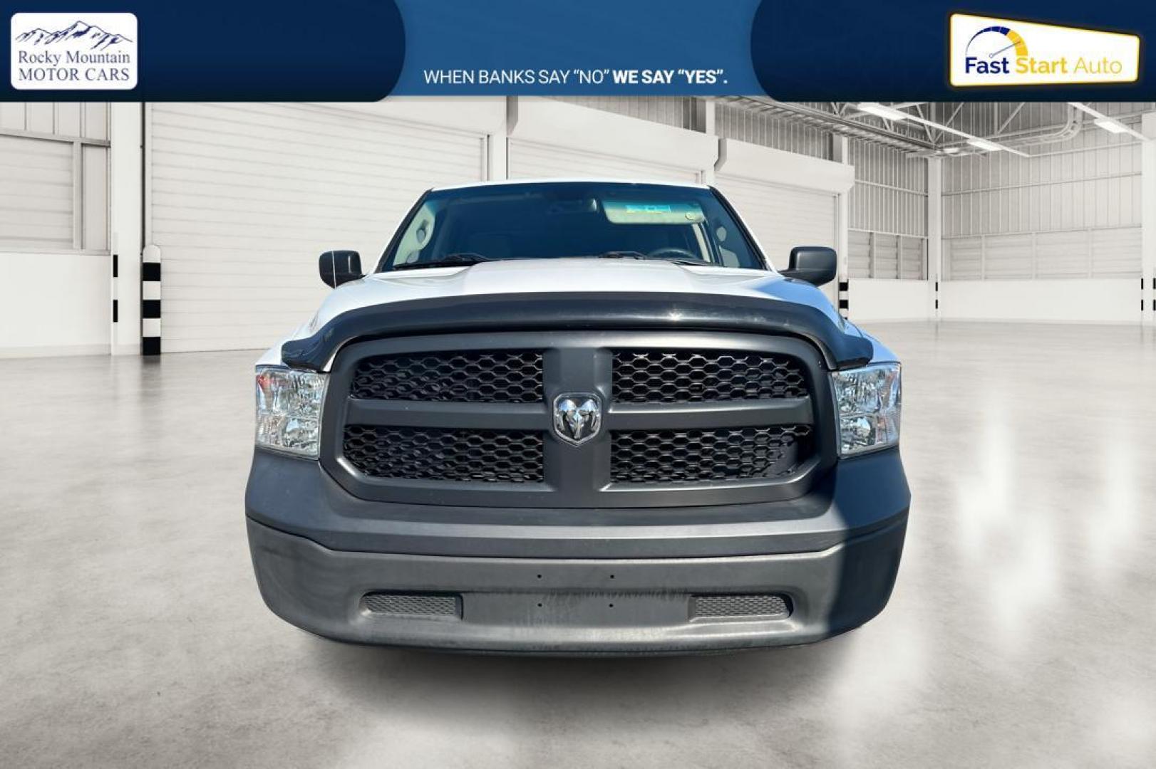 2019 White RAM 1500 Tradesman Quad Cab 4WD (1C6RR7FG3KS) with an 3.6L V6 DOHC 24V FFV engine, 8A transmission, located at 7755 State Street, Midvale, UT, 84047, (801) 753-9063, 40.610329, -111.892159 - Photo#9