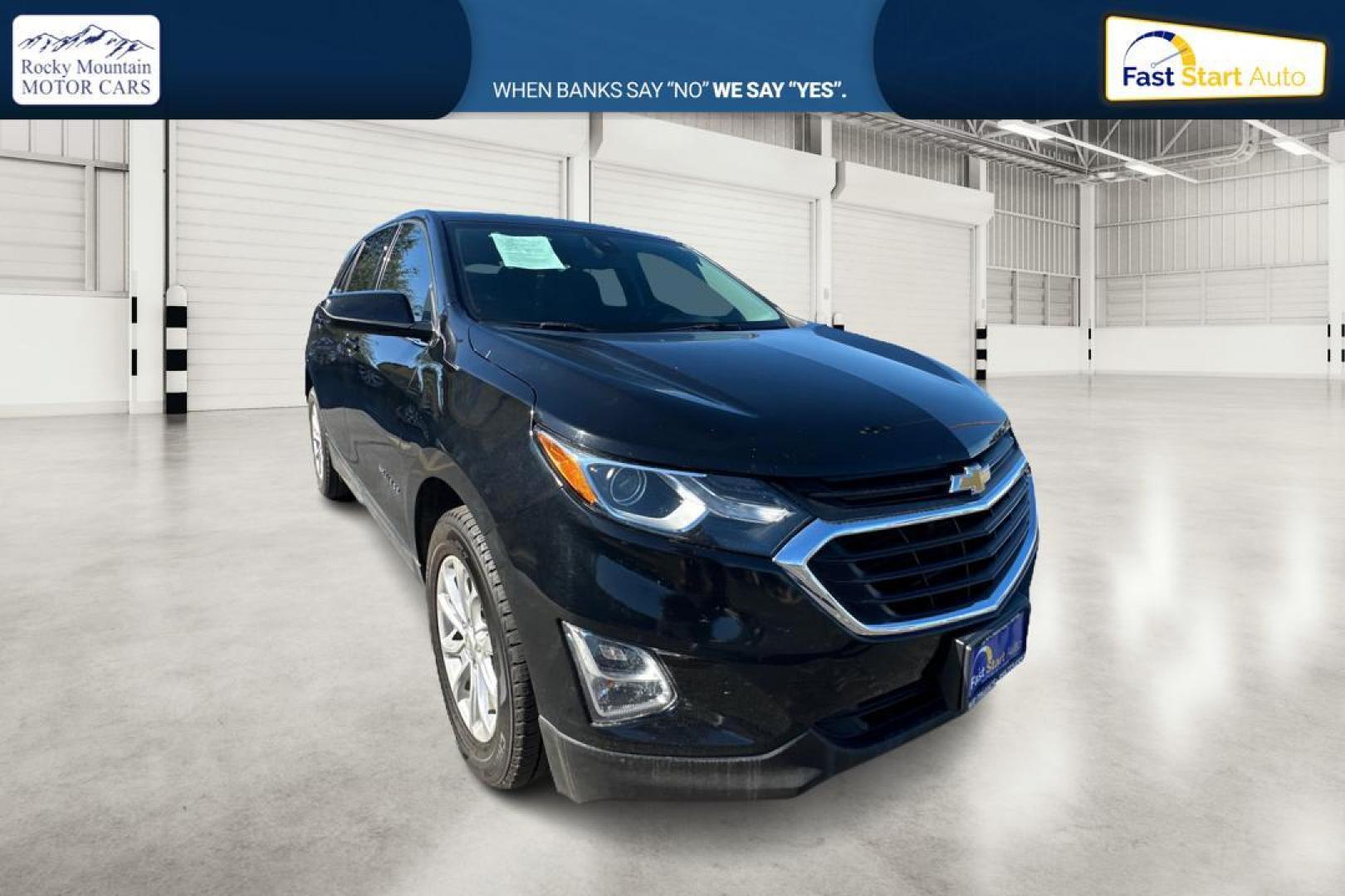 2020 Black Chevrolet Equinox LT AWD (2GNAXTEV7L6) with an 1.5L L4 DOHC 16V TURBO engine, 6A transmission, located at 344 S Washington Blvd, Ogden, UT, 84404, (801) 399-1799, 41.255482, -111.970848 - Photo#0