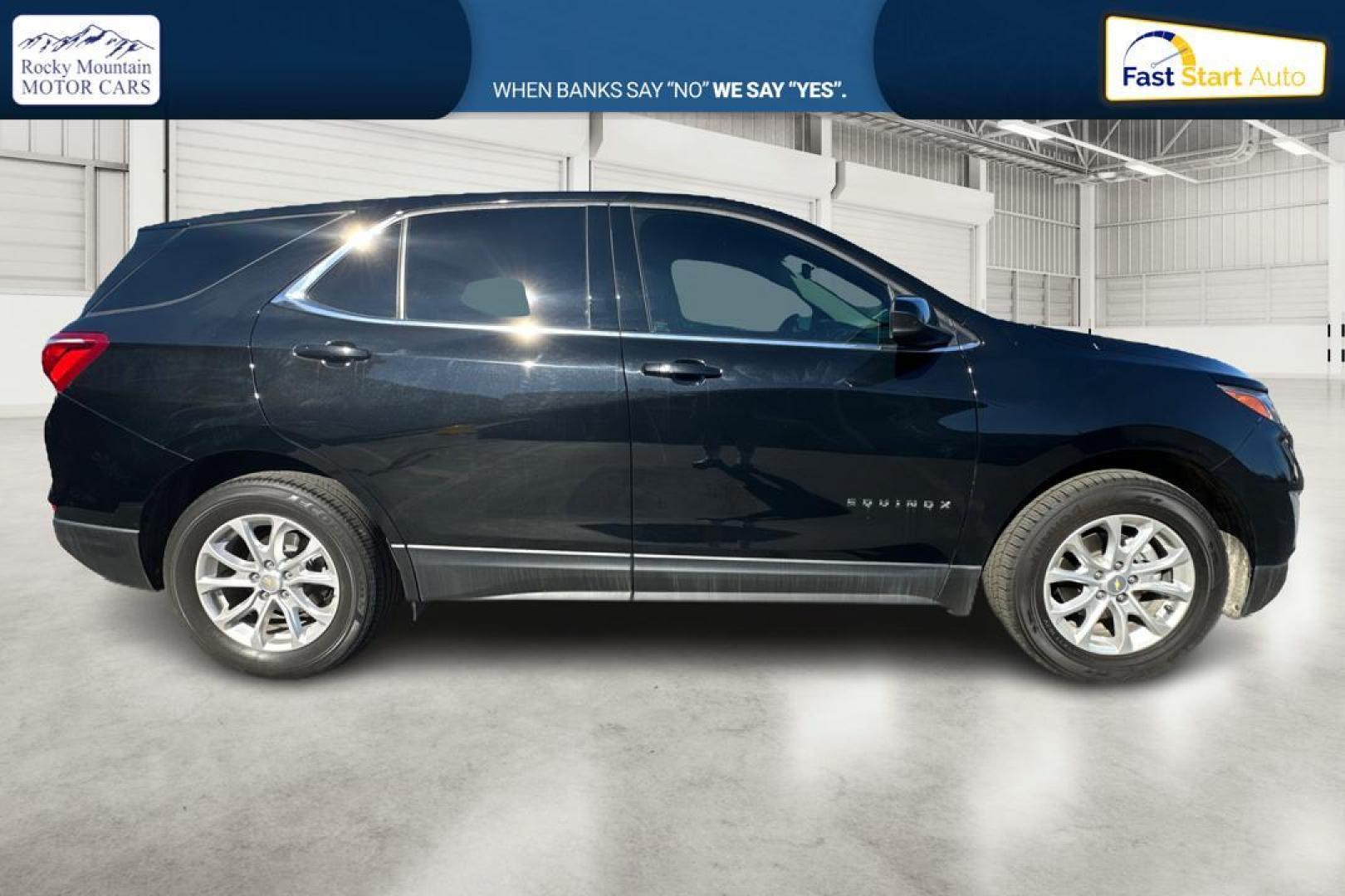 2020 Black Chevrolet Equinox LT AWD (2GNAXTEV7L6) with an 1.5L L4 DOHC 16V TURBO engine, 6A transmission, located at 344 S Washington Blvd, Ogden, UT, 84404, (801) 399-1799, 41.255482, -111.970848 - Photo#1