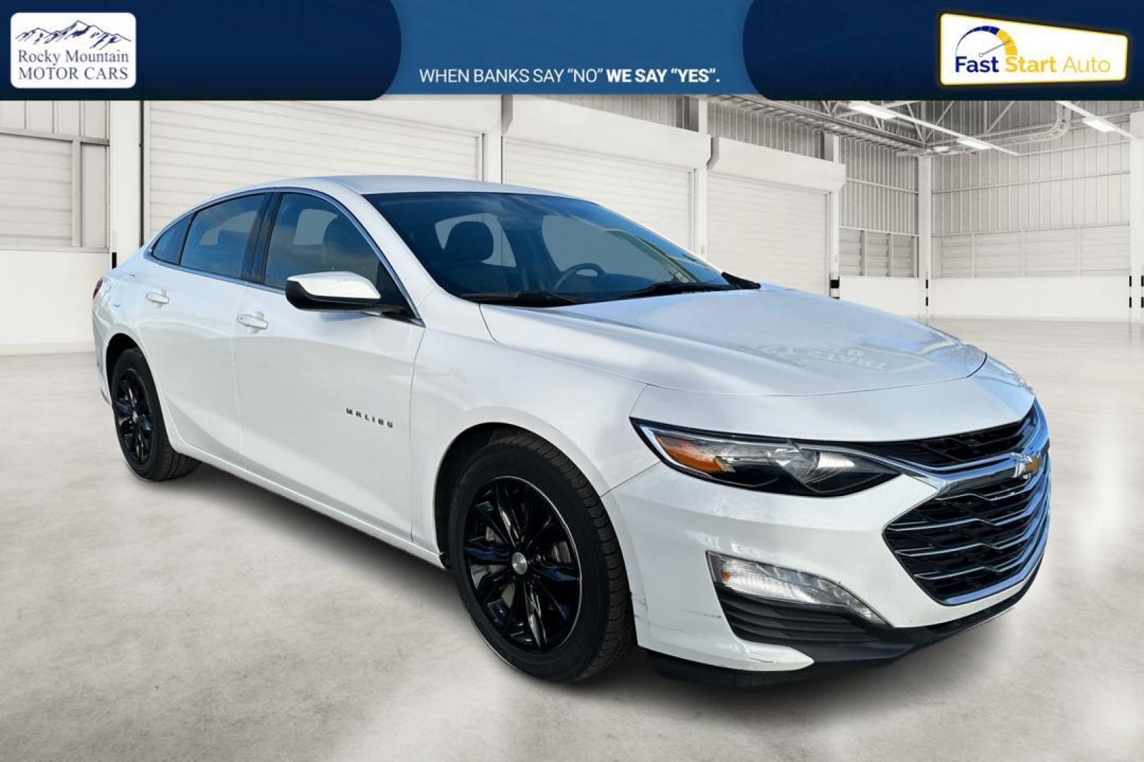 2020 White Chevrolet Malibu LT (1G1ZD5ST8LF) with an 1.5L L4 DOHC 16V engine, 6A transmission, located at 344 S Washington Blvd, Ogden, UT, 84404, (801) 399-1799, 41.255482, -111.970848 - Photo#0