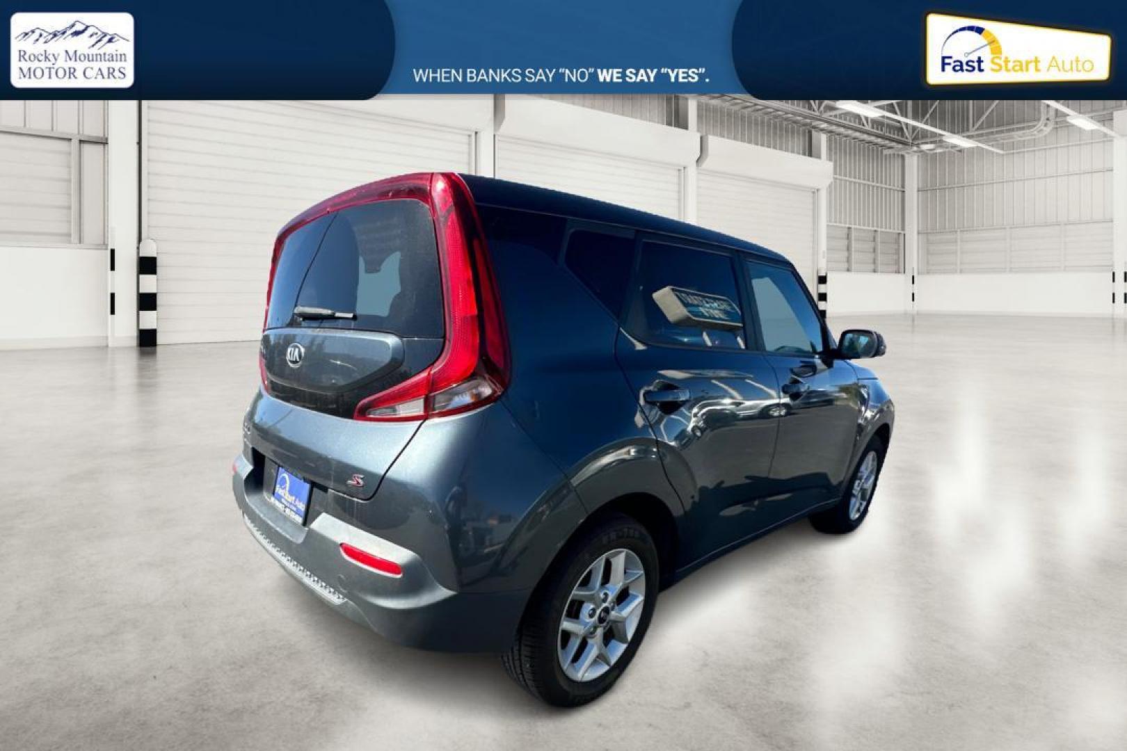 2020 Gray Kia Soul S (KNDJ23AU8L7) with an 2.0L L4 DOHC 16V engine, CVT transmission, located at 767 S State Road, Pleasant Grove, UT, 84062, (801) 785-1058, 40.354839, -111.736687 - Photo#2