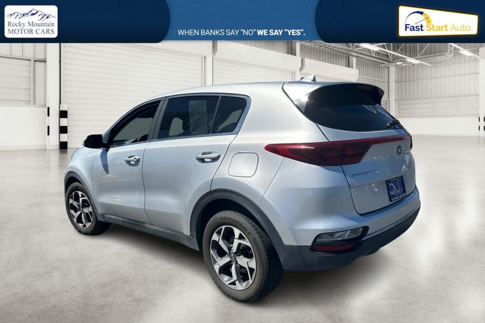 2020 Silver Kia Sportage LX FWD (KNDPM3AC5L7) with an 2.4L V6 DOHC 24V engine, 6A transmission, located at 344 S Washington Blvd, Ogden, UT, 84404, (801) 399-1799, 41.255482, -111.970848 - Photo#5