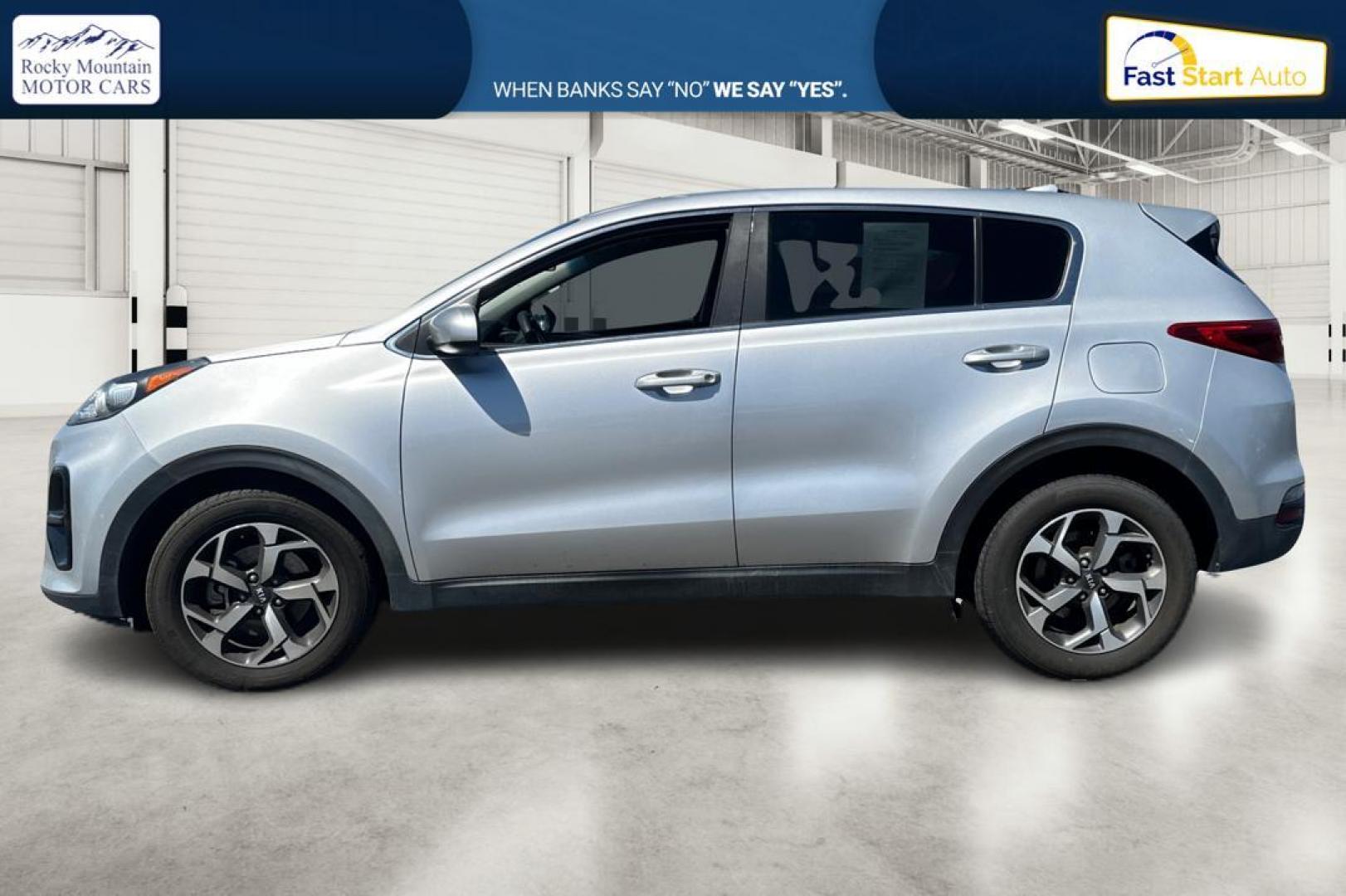 2020 Silver Kia Sportage LX FWD (KNDPM3AC5L7) with an 2.4L V6 DOHC 24V engine, 6A transmission, located at 344 S Washington Blvd, Ogden, UT, 84404, (801) 399-1799, 41.255482, -111.970848 - Photo#6