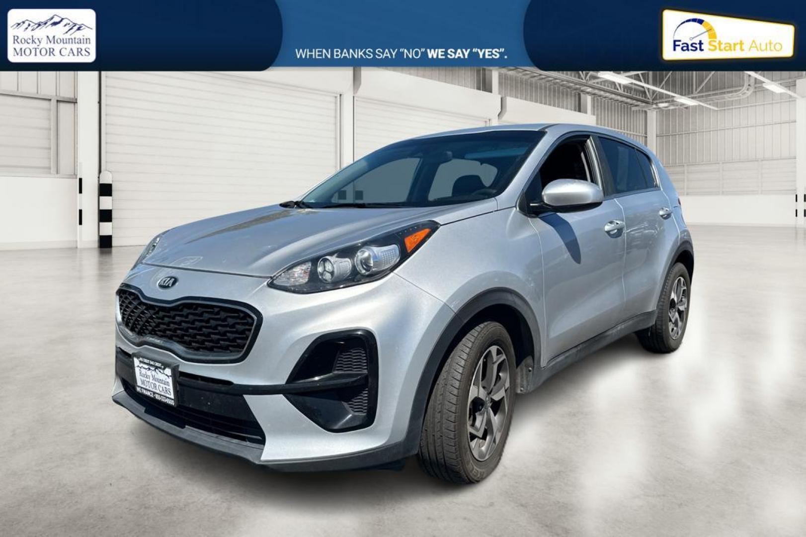 2020 Silver Kia Sportage LX FWD (KNDPM3AC5L7) with an 2.4L V6 DOHC 24V engine, 6A transmission, located at 344 S Washington Blvd, Ogden, UT, 84404, (801) 399-1799, 41.255482, -111.970848 - Photo#8